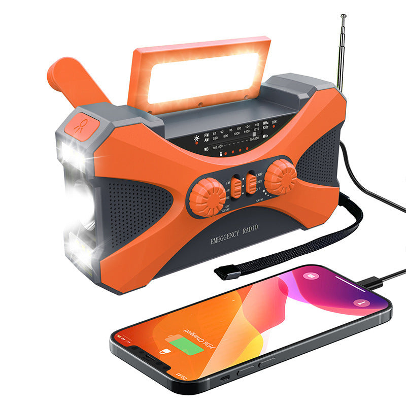 Hand Crank Portable Radio with AM-FM-NOAA Emergency