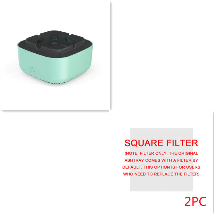 Smokeless Portable Ashtray with Air Purifier