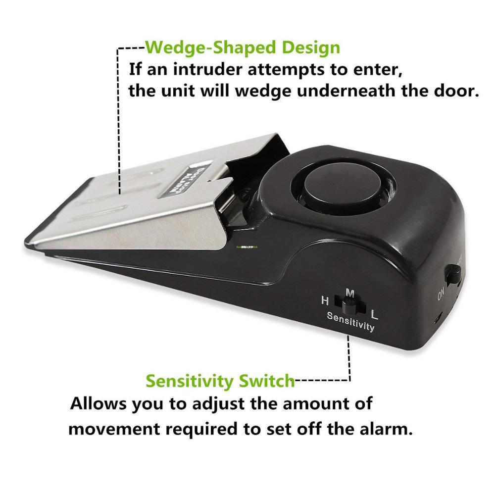 Portable Electronic Alarm Door Stopper