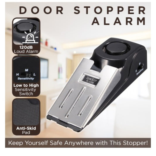 Portable Electronic Alarm Door Stopper