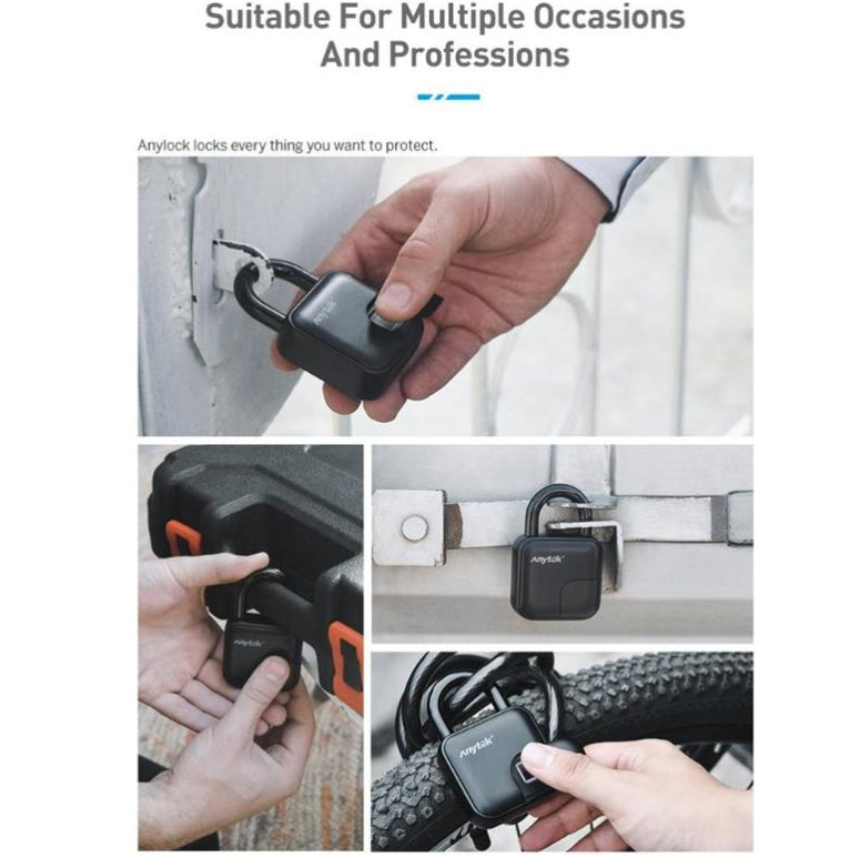 Smart Fingerprint Waterproof Padlock