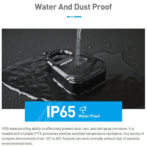 Smart Fingerprint Waterproof Padlock