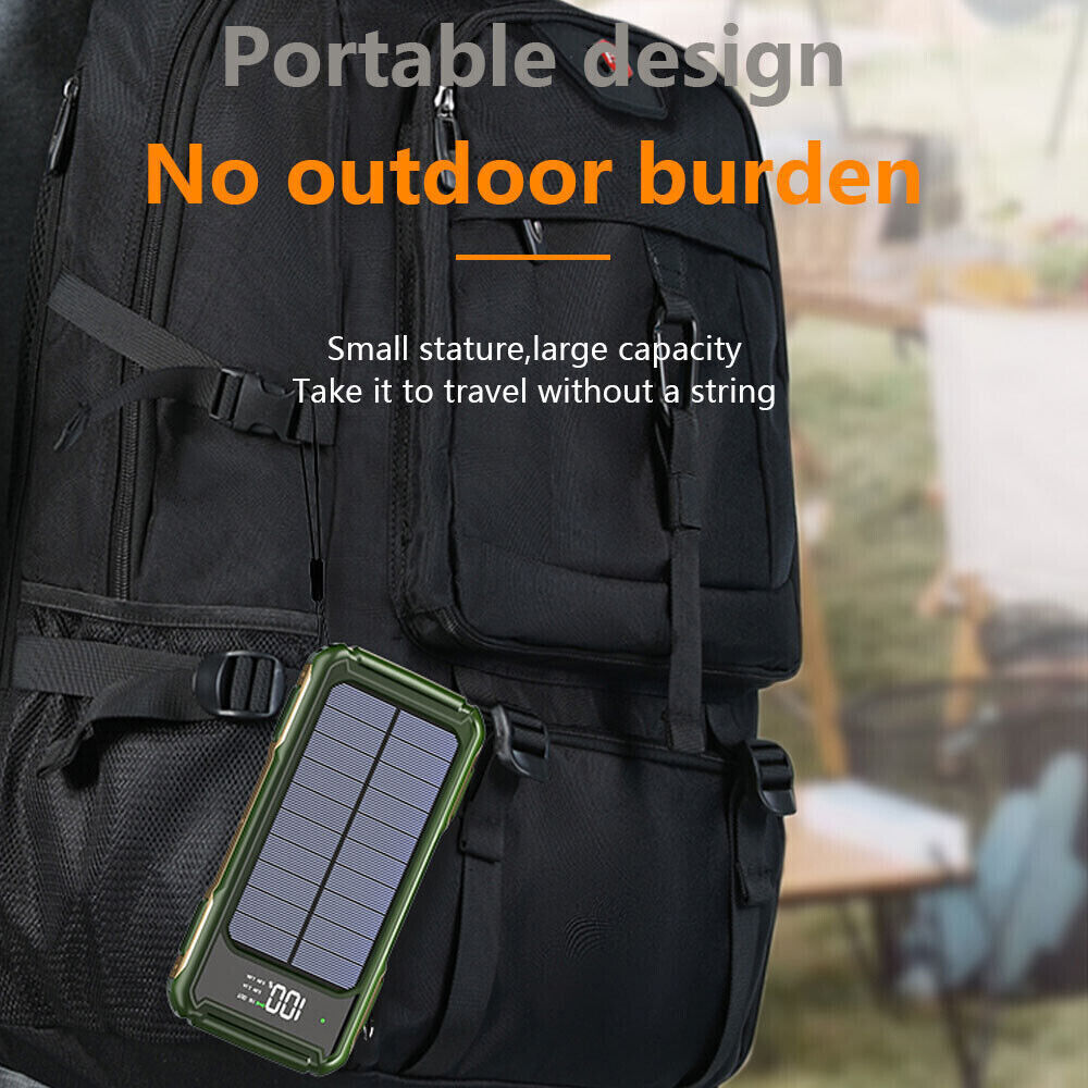 Solar Power Bank Charger for Cell Phone