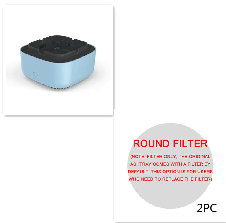 Smokeless Portable Ashtray with Air Purifier