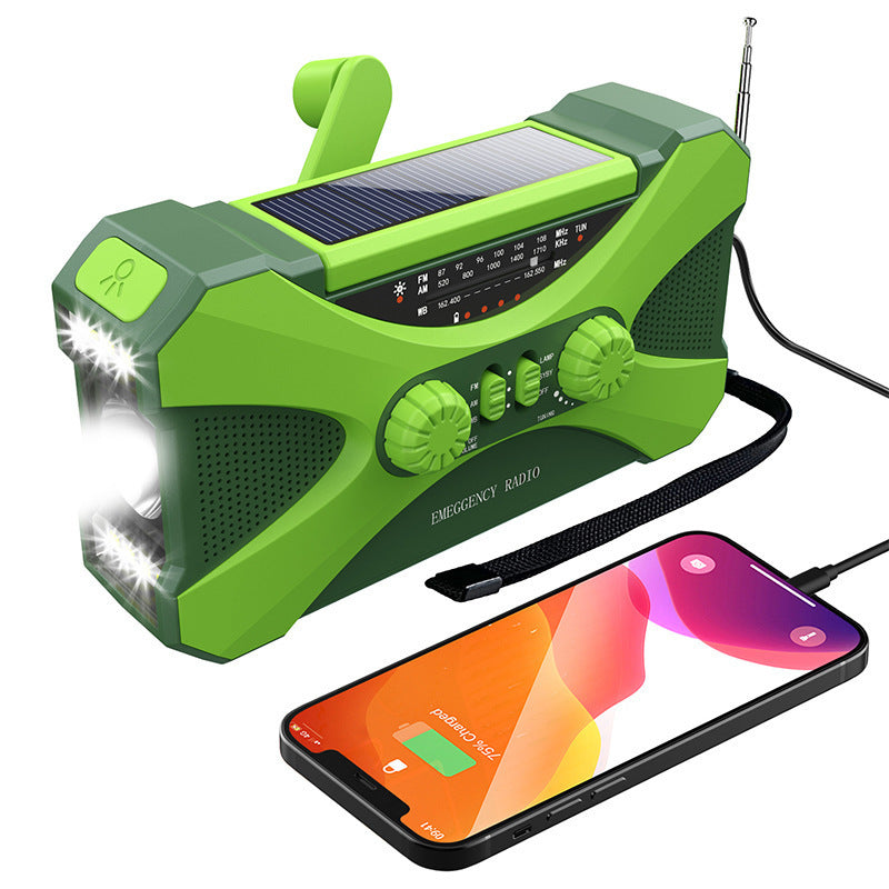 Hand Crank Portable Radio with AM-FM-NOAA Emergency