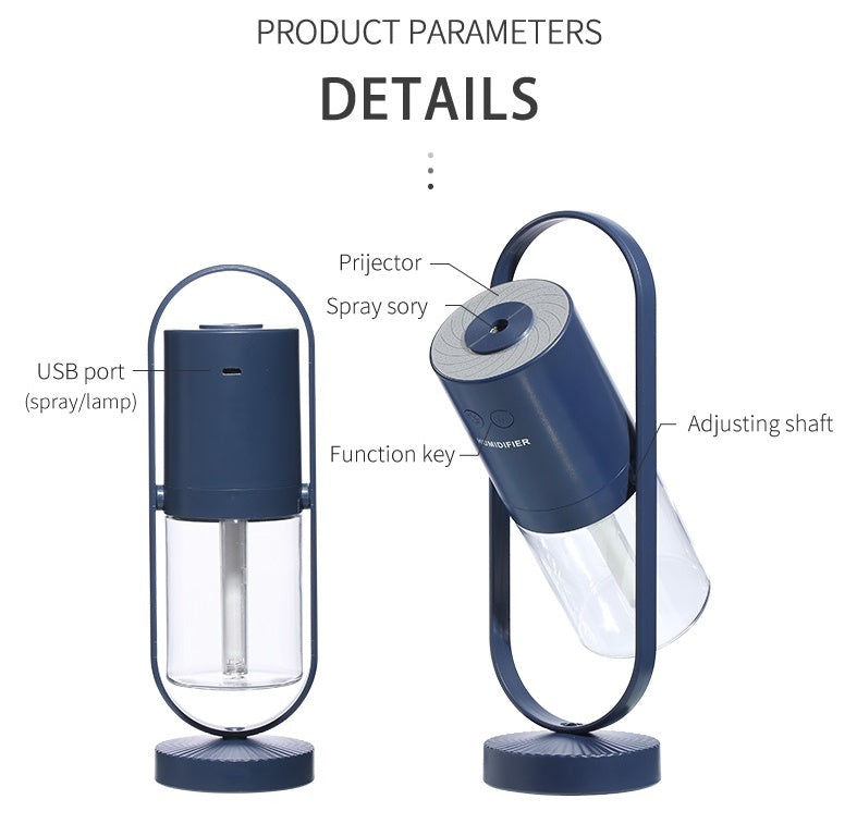 USB Air Humidifier with Projection Night Light