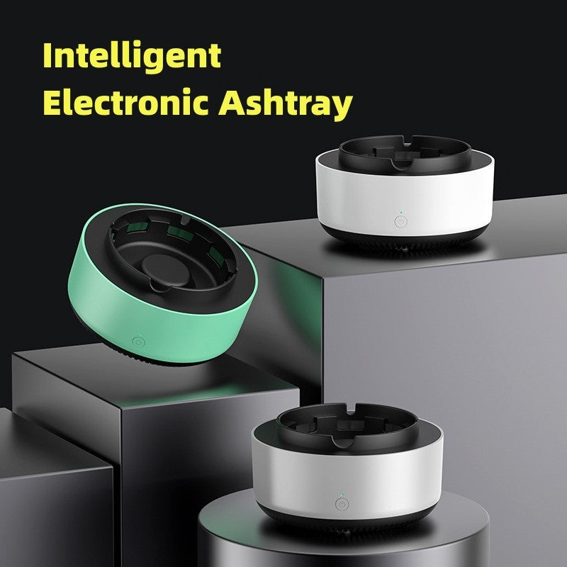 Smokeless Portable Ashtray with Air Purifier