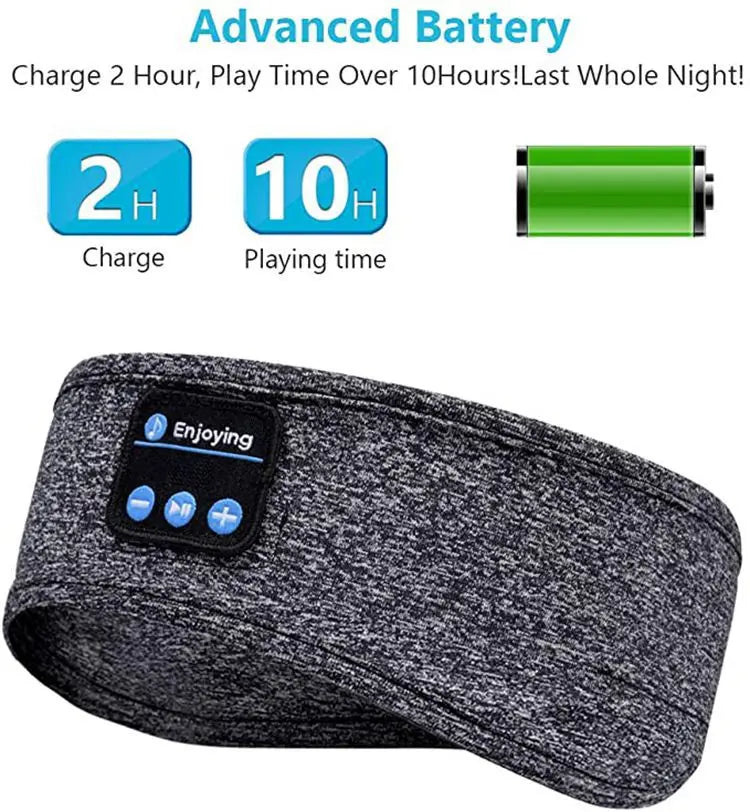 Bluetooth Sleeping Headband with Headphones