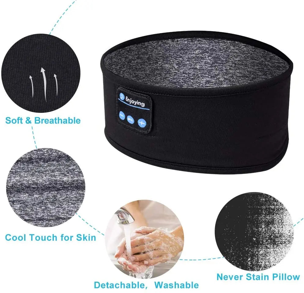 Bluetooth Sleeping Headband with Headphones