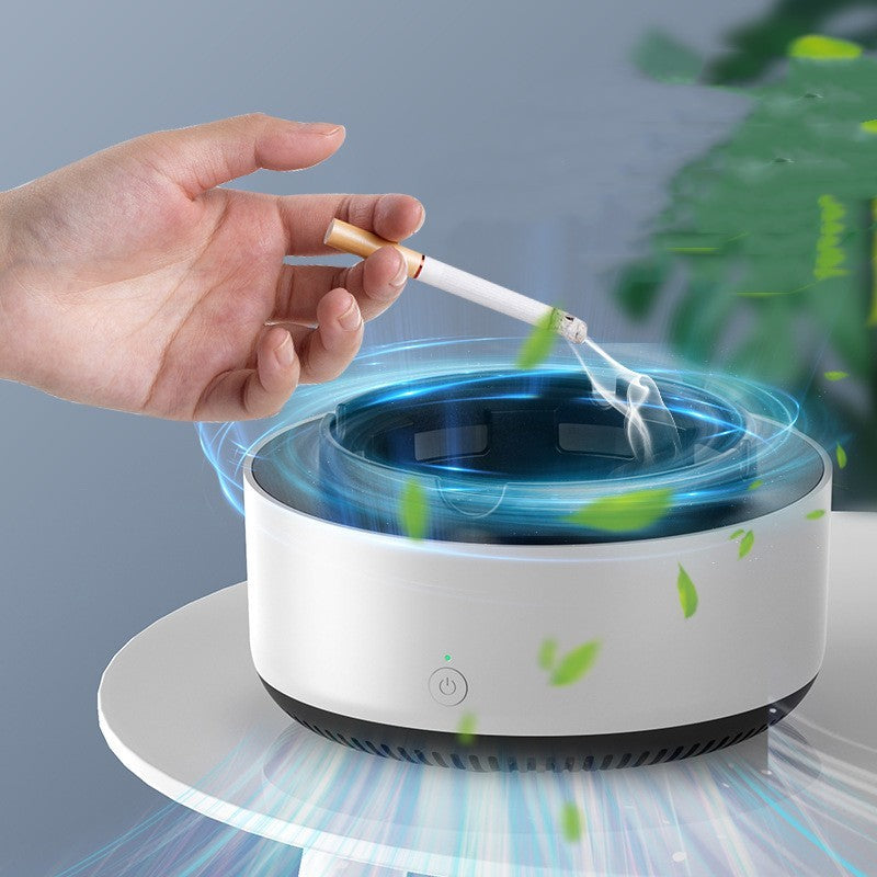 Smokeless Portable Ashtray with Air Purifier