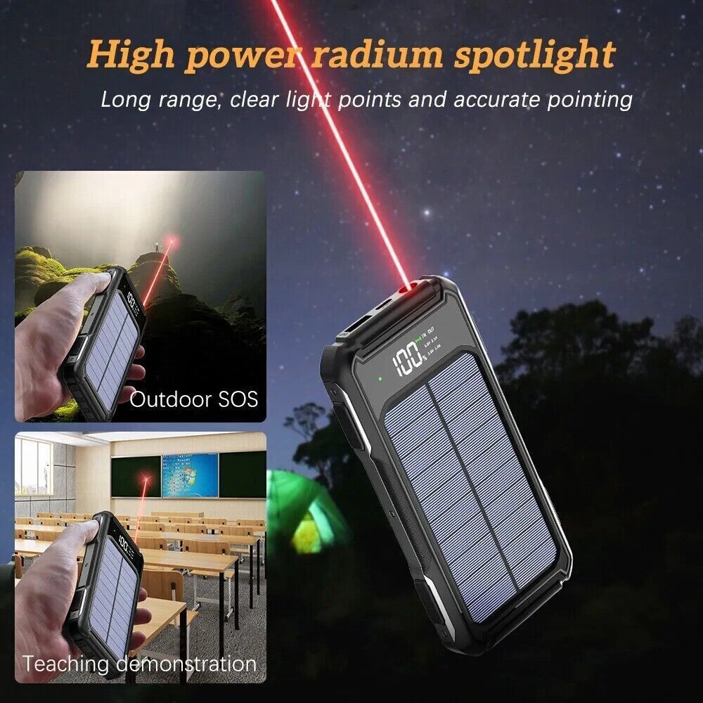 Solar Power Bank Charger for Cell Phone