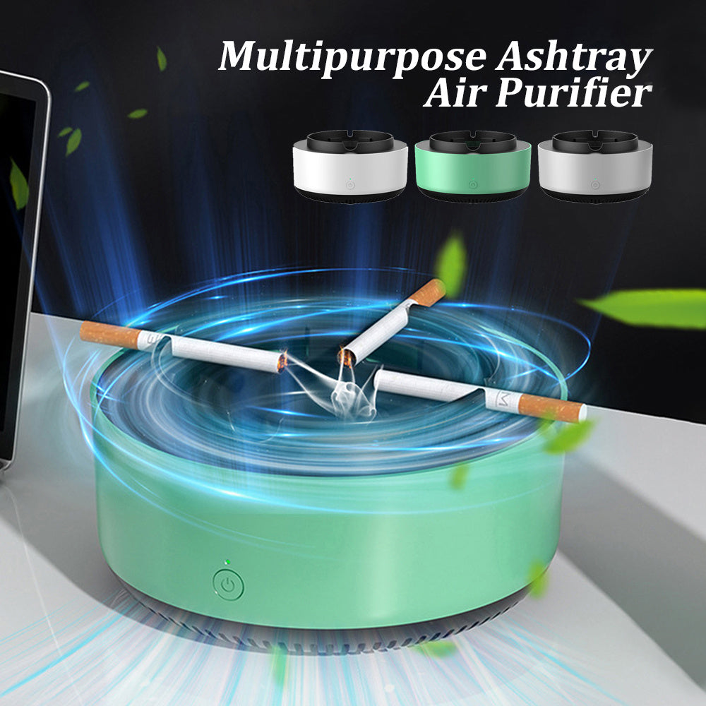 Smokeless Portable Ashtray with Air Purifier