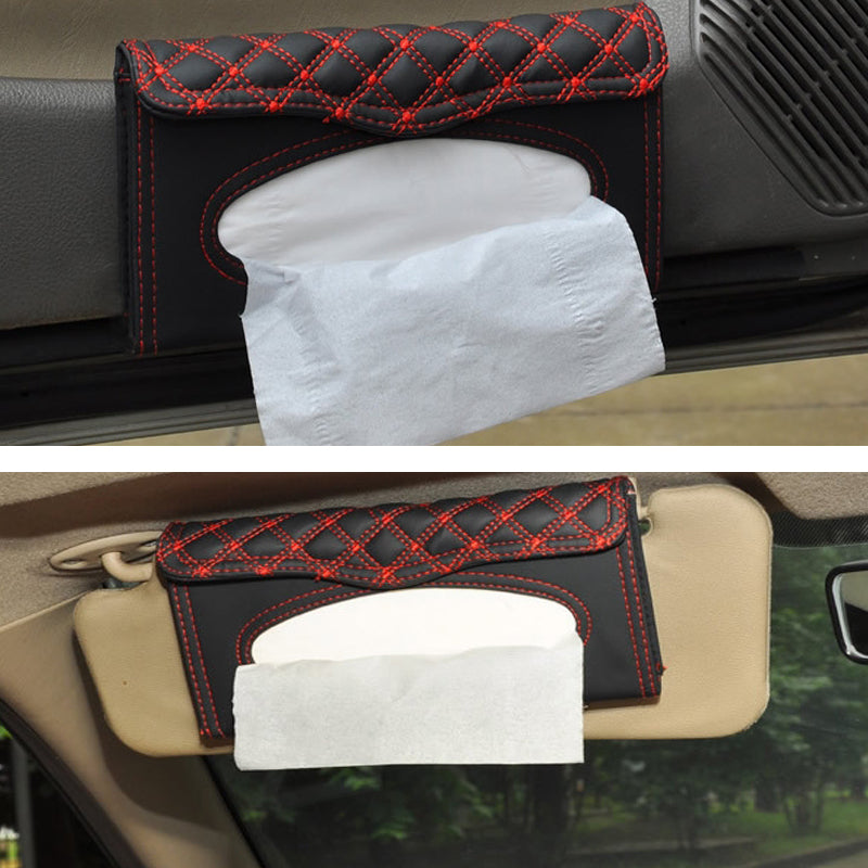 Car Sun Visor Tissue and Mask Holder